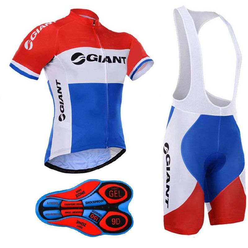 2017 Giant Cycling Jersey Set Men Short Sleeve Breathable Ropa Ciclismo