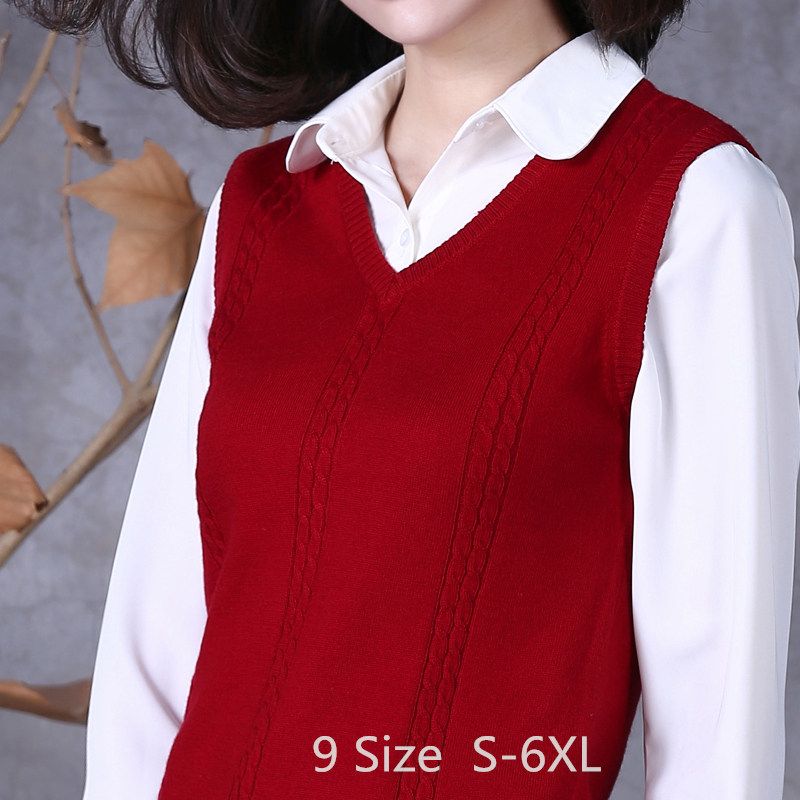 red sweater vest womens
