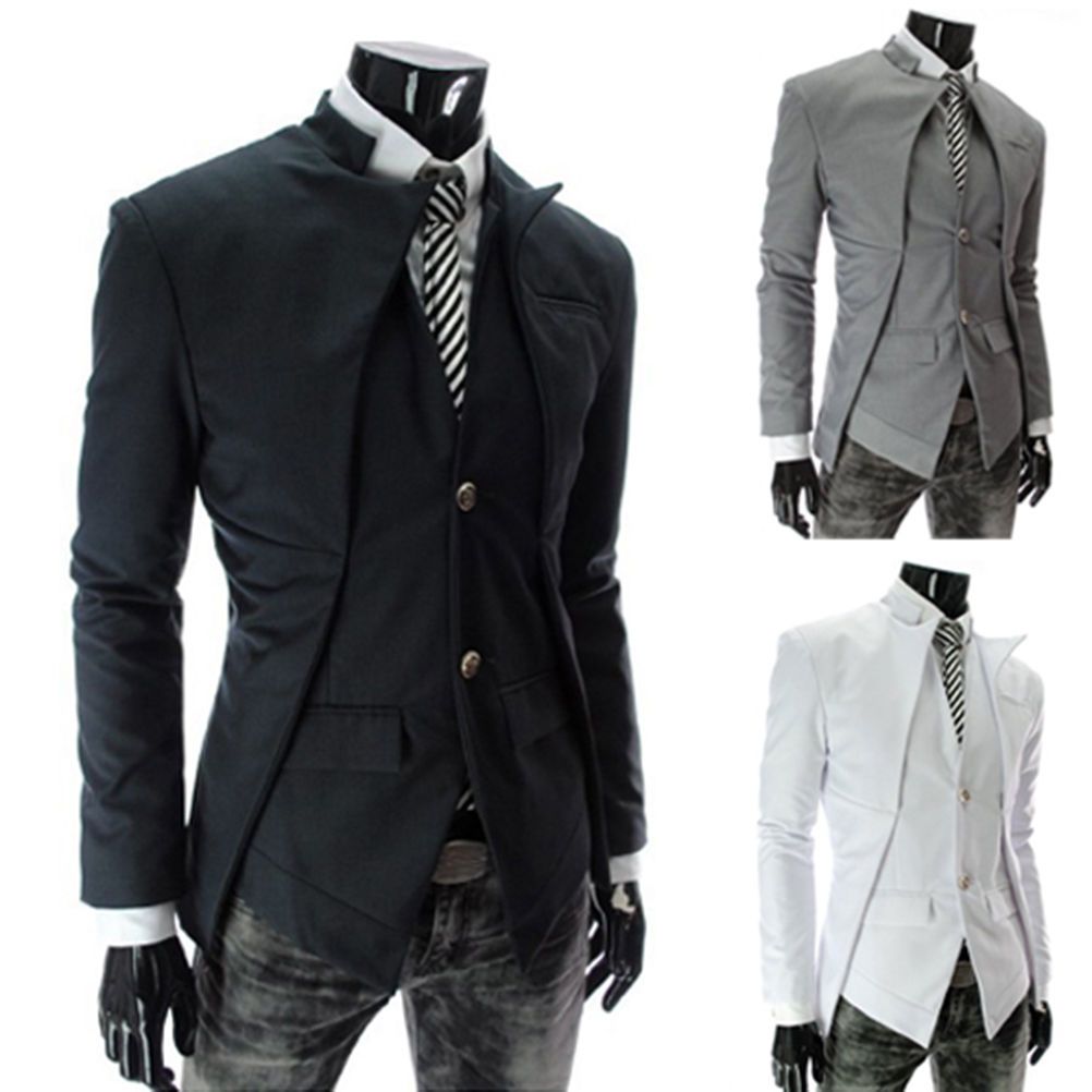 black casual suit