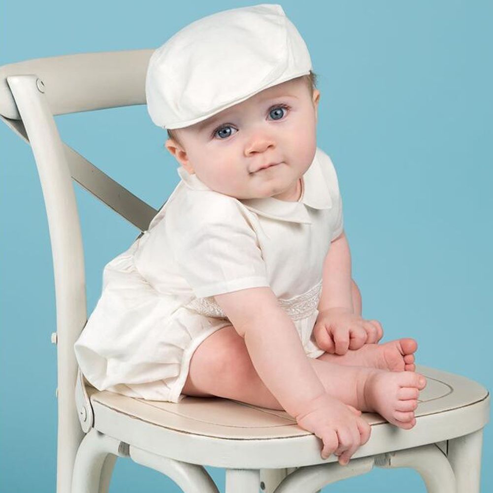 boy summer baptism outfit