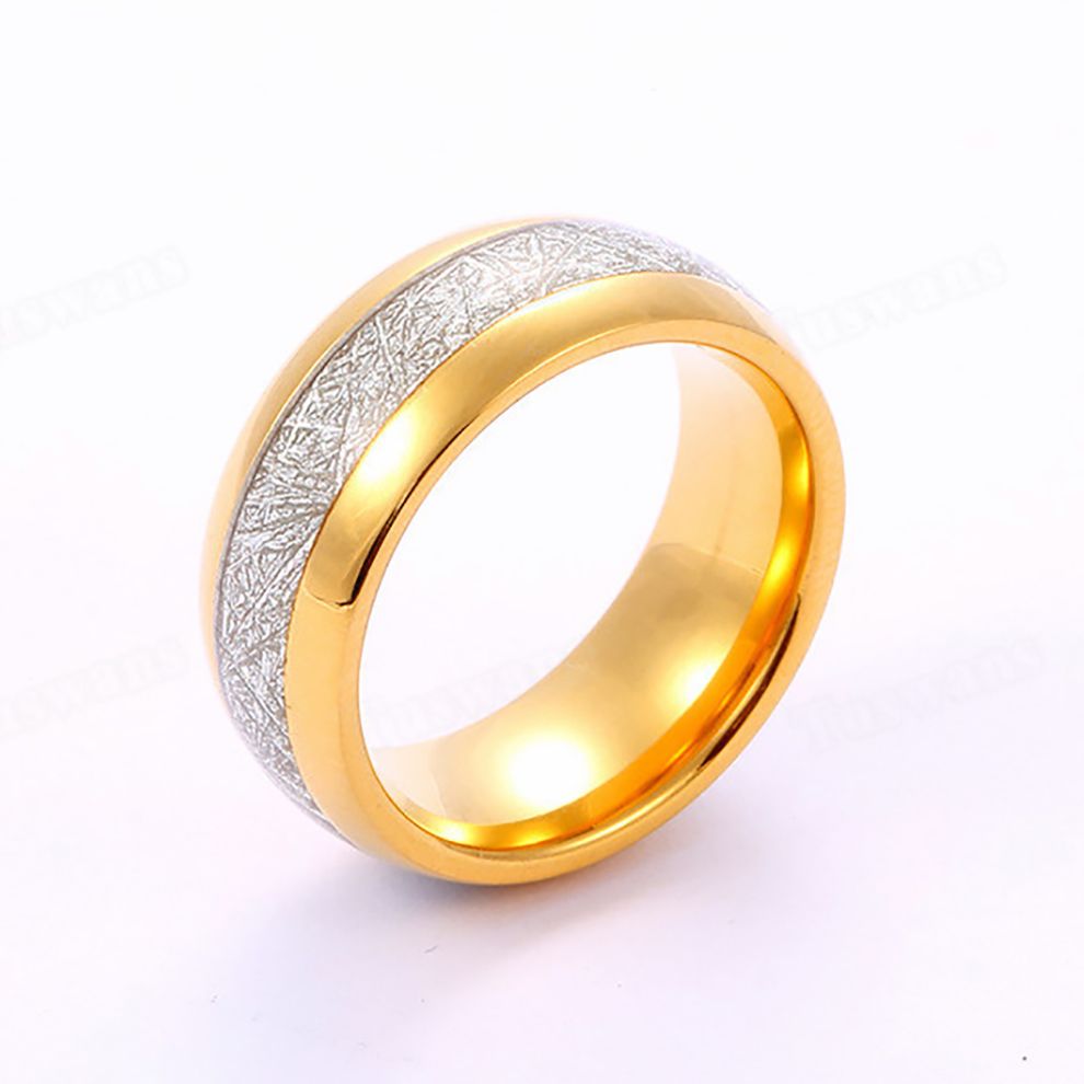 Anillo De Carburo De Tungsteno Lleno De Oro Rosa Amarillo De Anillo De Carburo De Tungsteno Lleno De Oro Rosa Amarillo De