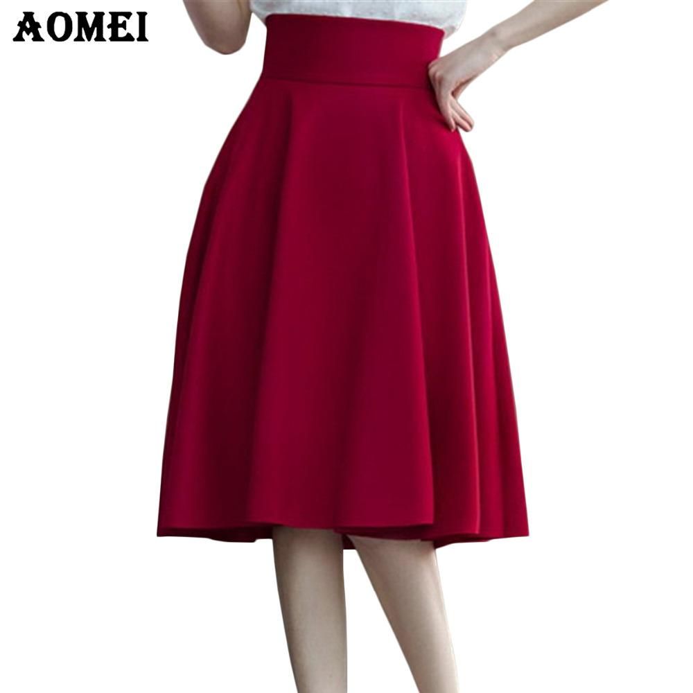 Cintura alta plura elegante falda negro blanco rodilla-longitud blanda faldas de moda mujer faldas saia 5xl más tamaño damas jupe