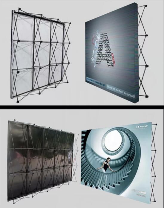 305 305cm Aluminum Flower Wall Stand Frame For Tradeshow Straight