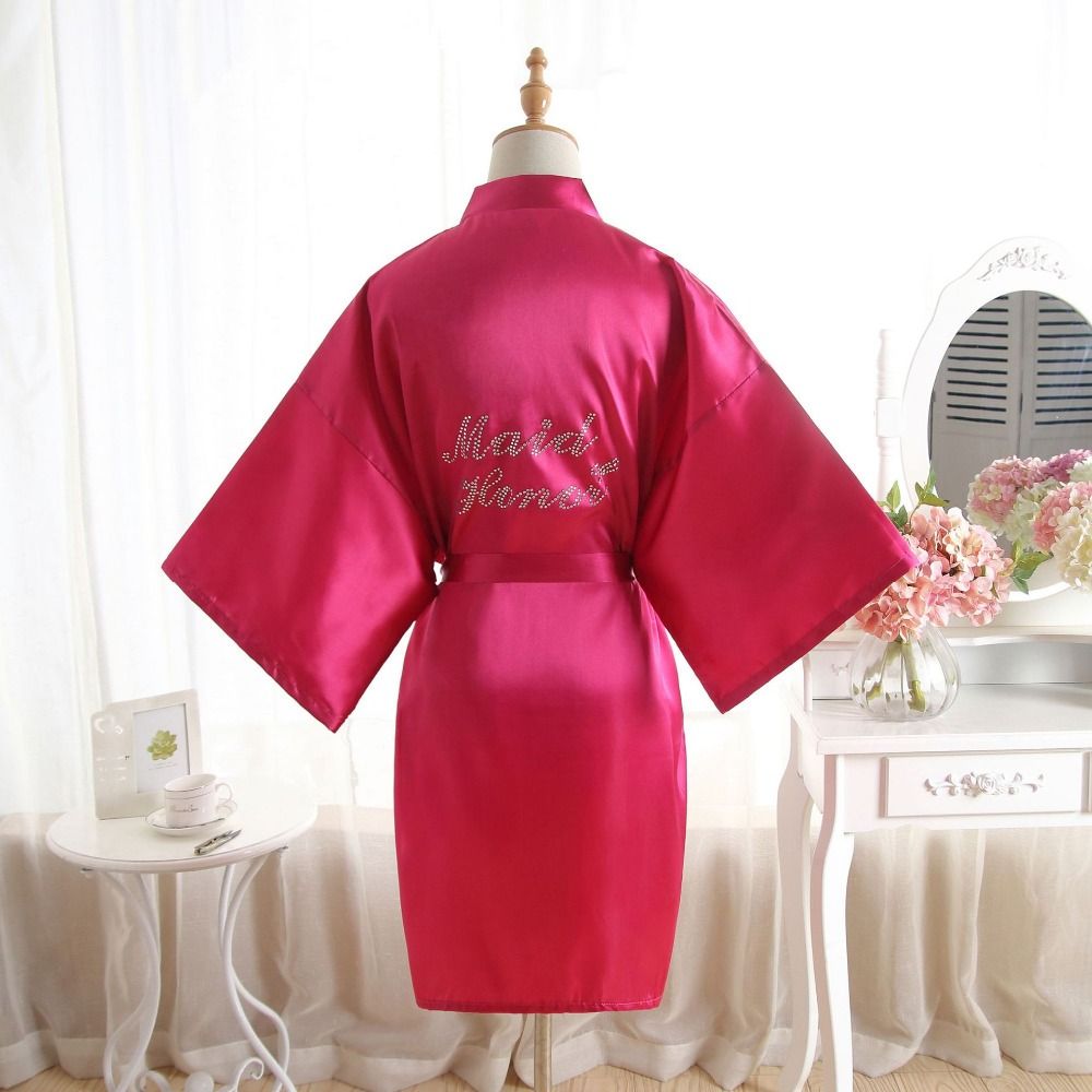 maid of honor robe plus size