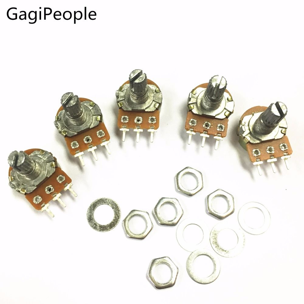 20Pcs WH148 Model Linear Rotary Taper Potentiometer Pot 1K B1K Ohm 3Pin