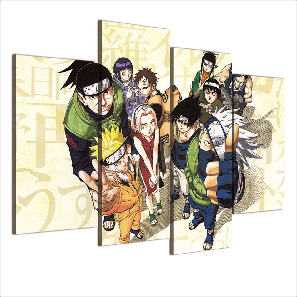 Quadro decorativo Casamento Naruto Shippuden