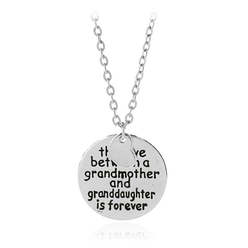 love between a grandmother and granddaughter necklace