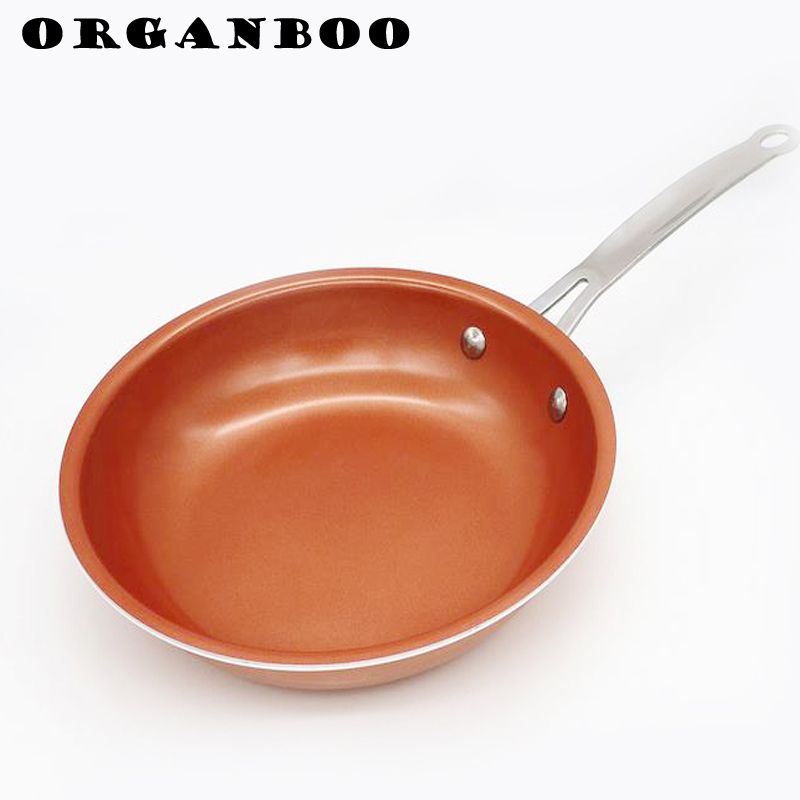 Pans Organboo 24cm Non Stick No Oil Ceramic Coating Fry Pan Aluminum Alloy Frying Pan Cooker For Healthy Cooking From China Smoke 25 57 Dhgate Com