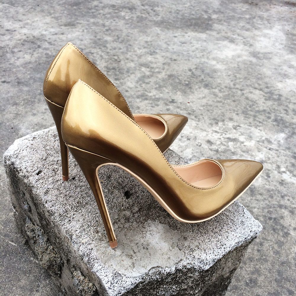 bronze heels for wedding