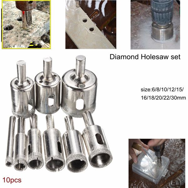 16 Mm Diamant Trou Scie Perceuse Carottier Cutter Outil pour marbre Outil Rotatif