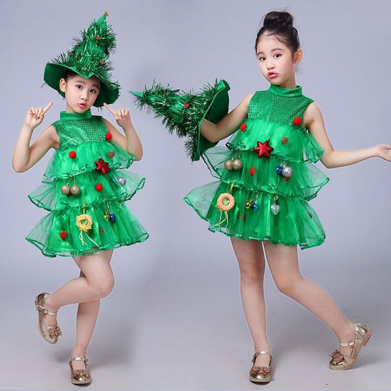 christmas tree dress kids