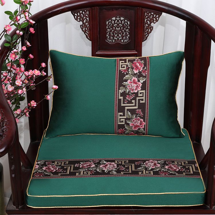 Custom Thicken Chinese Seat Cushions for Chair Sofa Mat Non-slip Silk  Brocade Armchair Elbowchair Dining