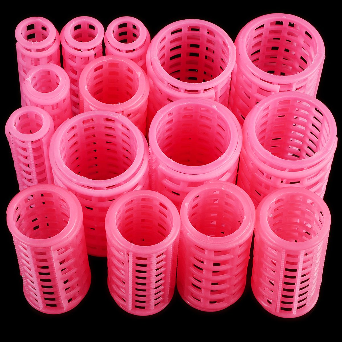 15pcs/set Plastic Hair Curler Roller Large Grip Styling Roller Curlers Hairdressing DIY Tools Styling Home Use Hair Rollers 15pcs/set Plastic Hair Curler Roller Large Grip Styling Roller Curlers Hairdressing DIY Tools Styling Home Use Hair Rollers
