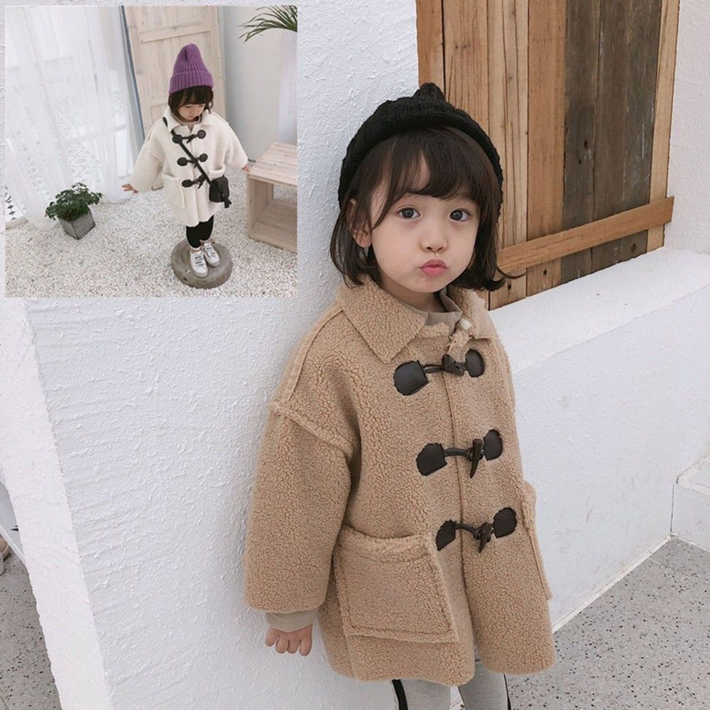 Toddler Baby Girls Boys Winter Floral Thick Warm Jacket Hooded Windproof Coat