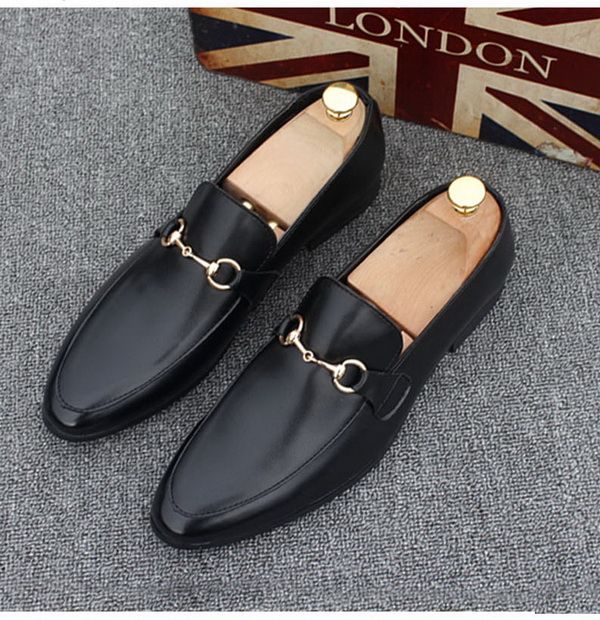 Acquistare Trasporto Libero Nuovo Fibbia In Metallo Scarpe Da Uomo Di Marca  Mocassini In Vera Pelle. Guida Alla Guida Di Un Pedale 37 44 Economico |  Consegna Veloce E Qualità | It.Dhgate