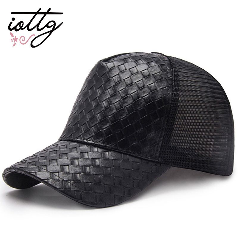 black trucker hat mens