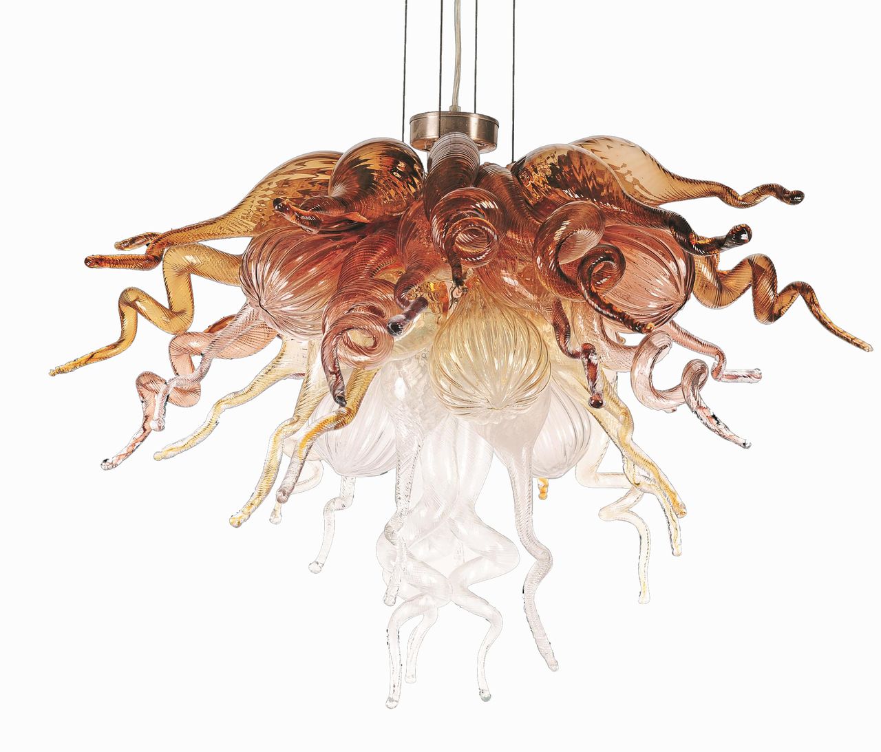 Großhandel Maßgeschneiderte Geblasenes Glas Kronleuchter Licht Ce Ul Zertifikat Handgefertigte Top Qualität Murano Glas Entwickelt Kleine Billige