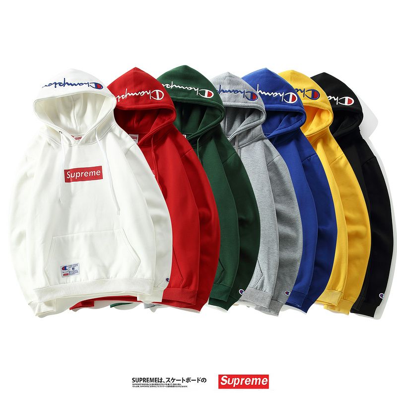 supreme champion box logo hoodie