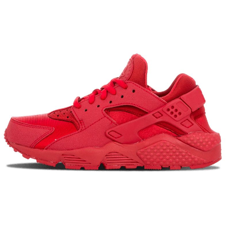 solid red huaraches