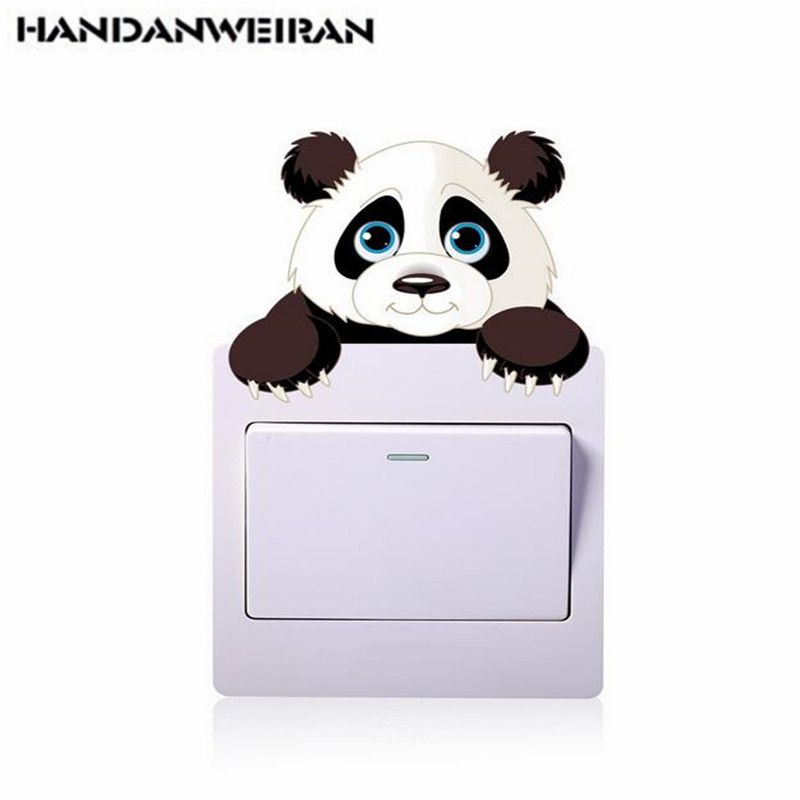 Compre 2018 Nuevo Kawaii Animal Panda Pegatinas De Pared