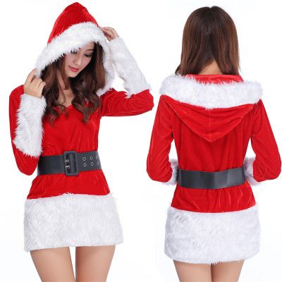 santa claus sweater dress