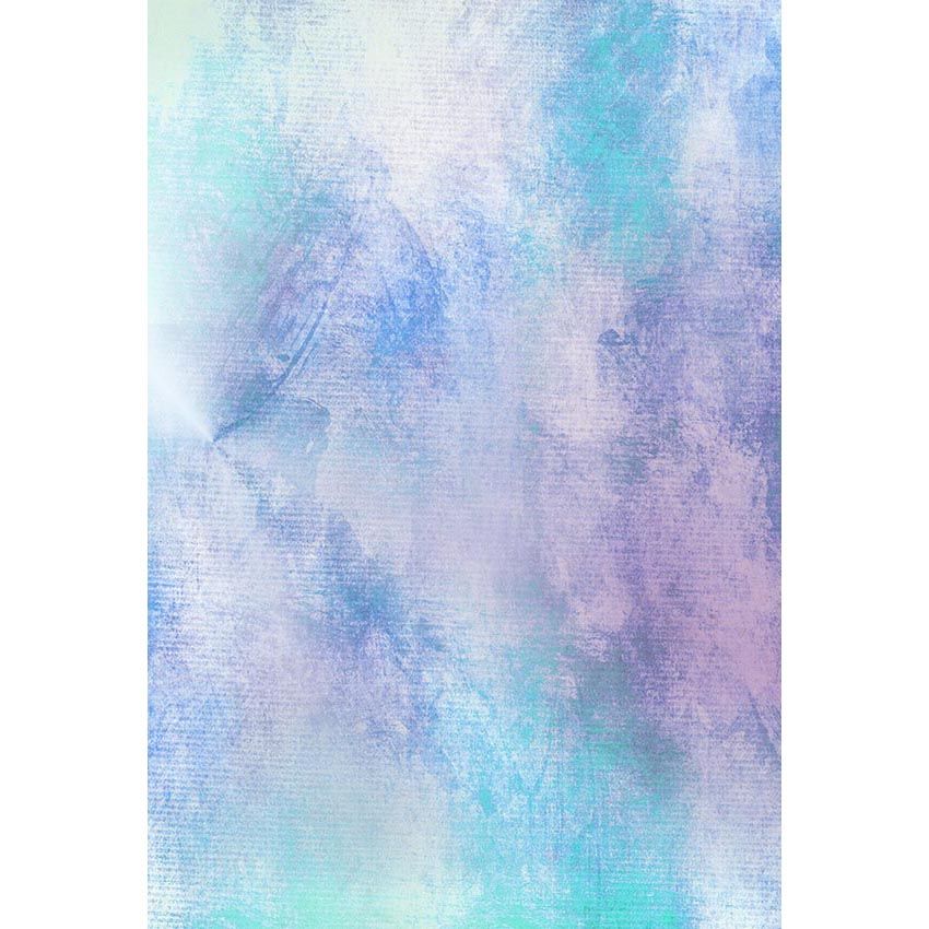 2020 Pastel Blue Purple Watercolor Backdrop For Photography