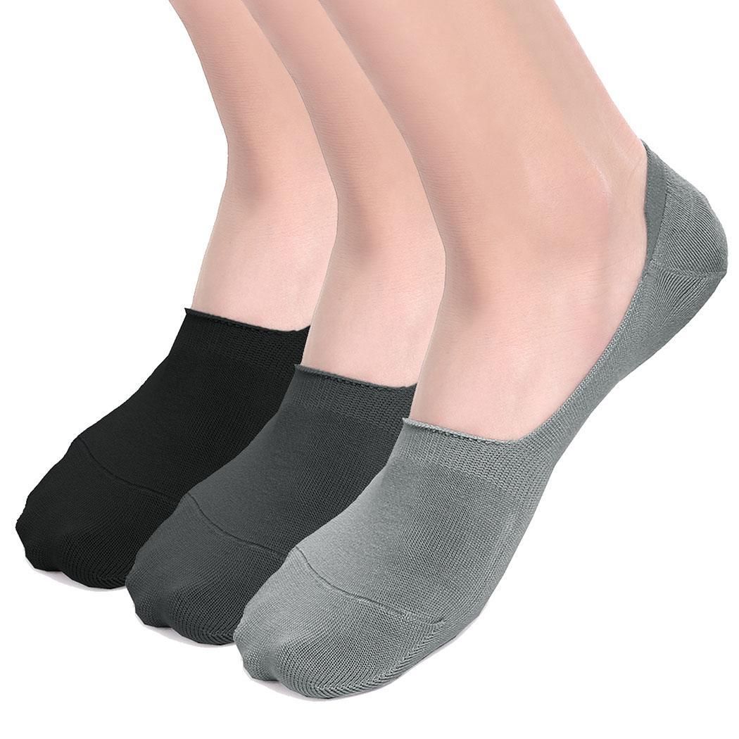 2020 Non Slip Silicone Grip Black Socks 