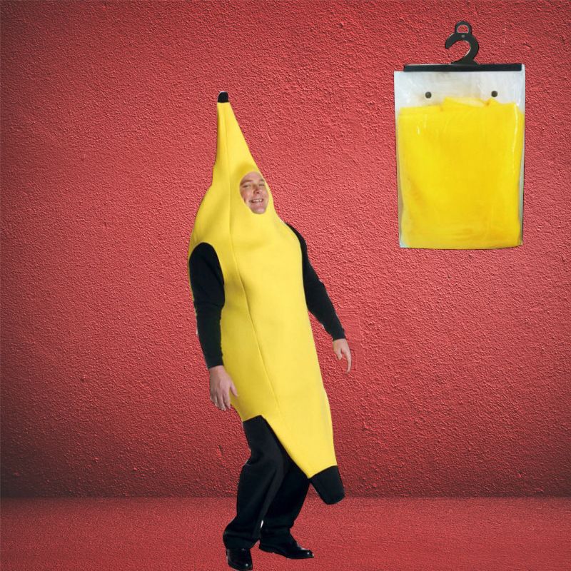 Grosshandel Neue Halloween Karneval Partei Kostum Lustige Bananen Ferien Kugel Leistung Kostume Obst Bananen Halloween Dekorationen Cosplay Von