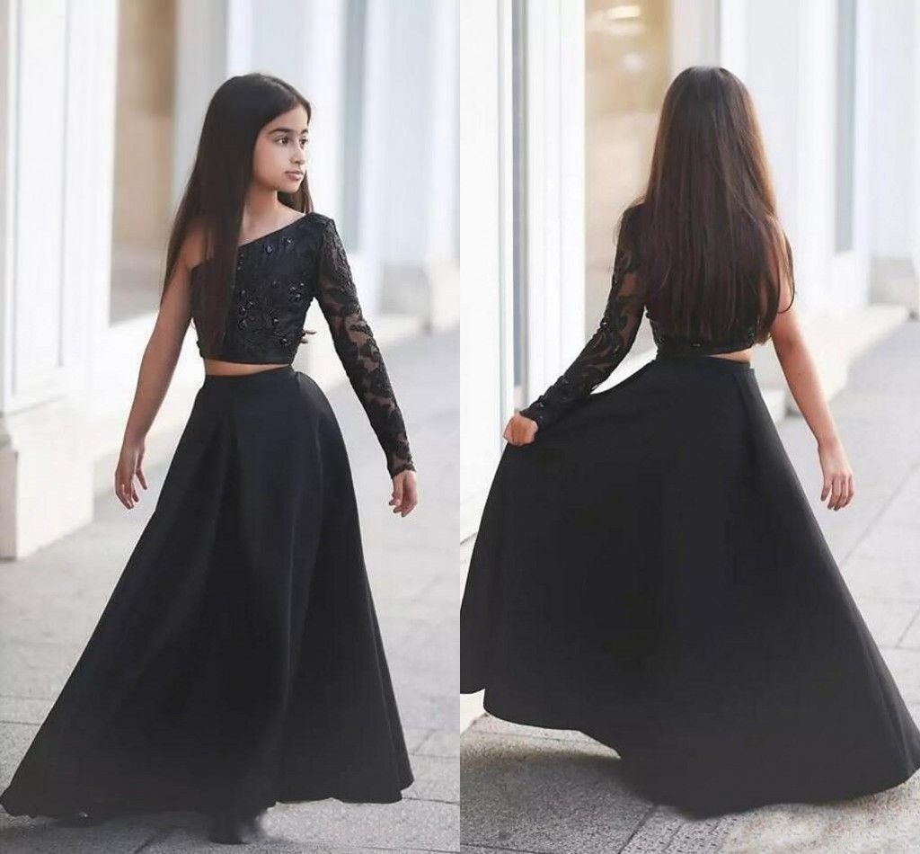 black long sleeve dress for wedding