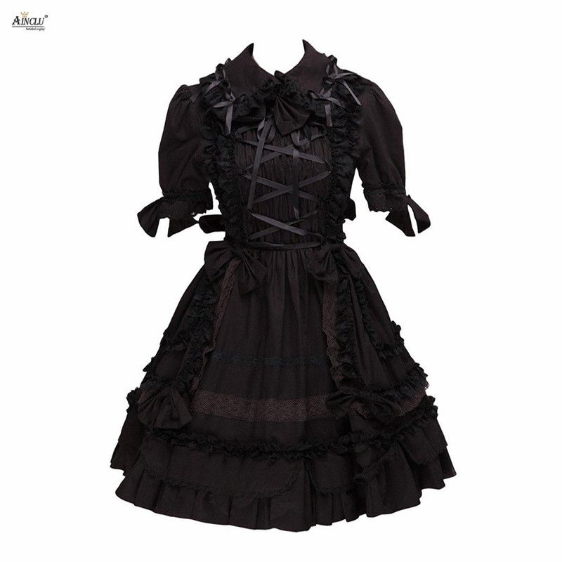 black lolita dress