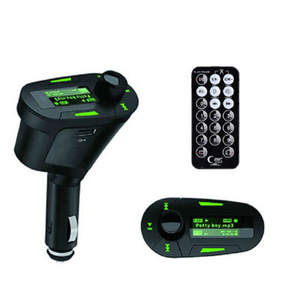 Wireless Bluetooth Car MP3 Player FM Transmitter Radio LCD SD USB Charger Kit