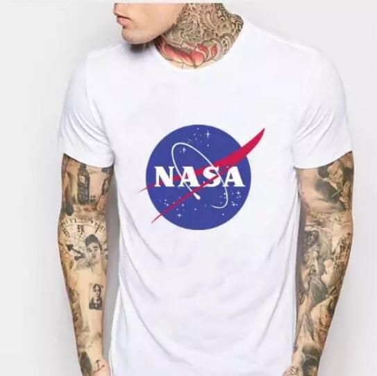 Metropolitano secundario cocinar Camisetas para hombre Detalle del producto Camiseta NASA Space Camiseta  retro Harajuku Hombre Camisas de algodón