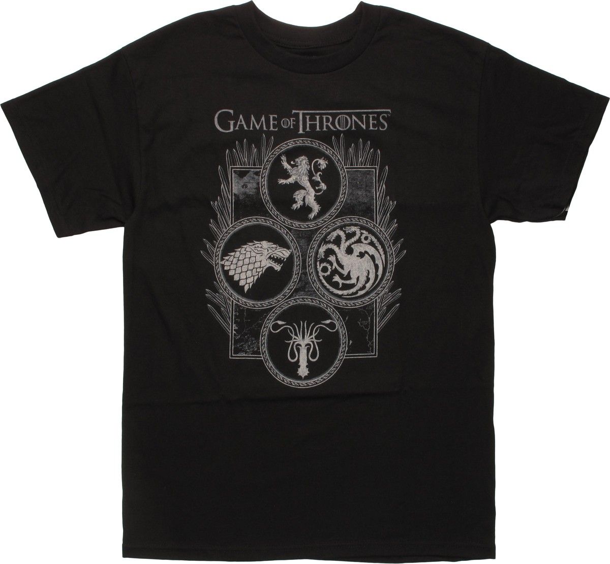 fractura Órgano digestivo ironía Camiseta Game of Thrones Four Houses in Circles
