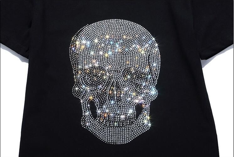 designer skull t shirt