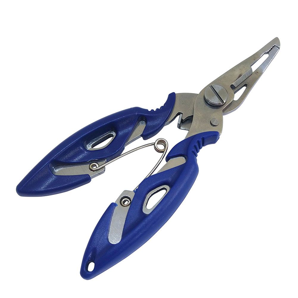 US Stainless Steel Fishing Pliers Split Ring Hook Remover Line Cutters Scissors 