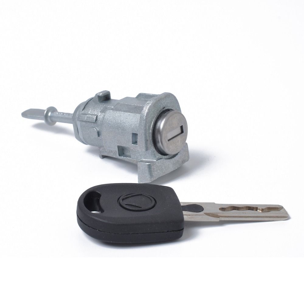 High Quality Left Door Lock Same Keys Barrel Cylinder For Vw Golf 4 Iv Mk4 Bora A6 For Skoda Fabia Polo Parts Replacement Car Body Parts Replacement