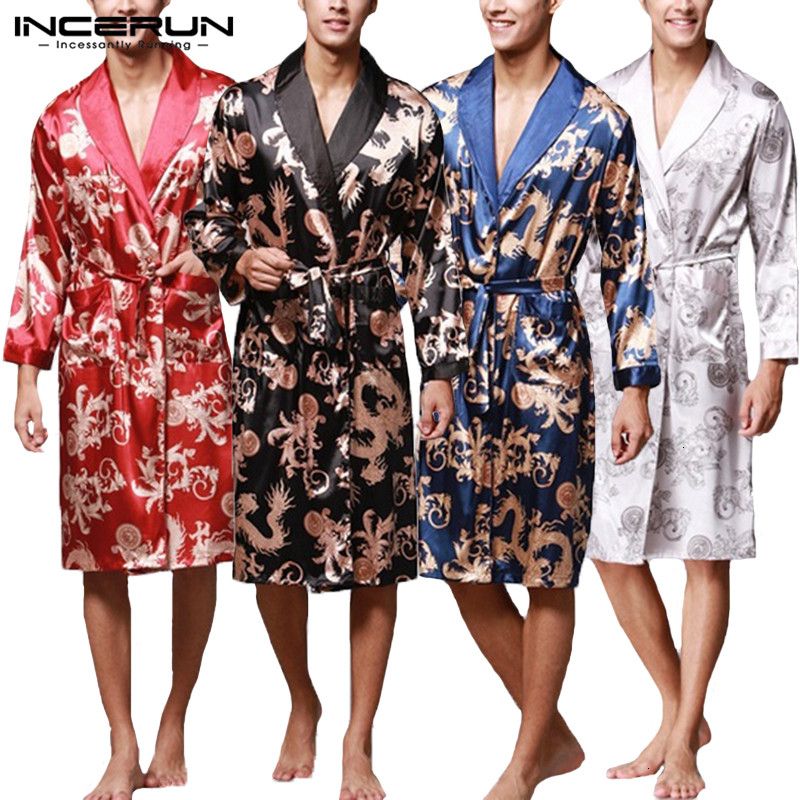 mens silk kimono