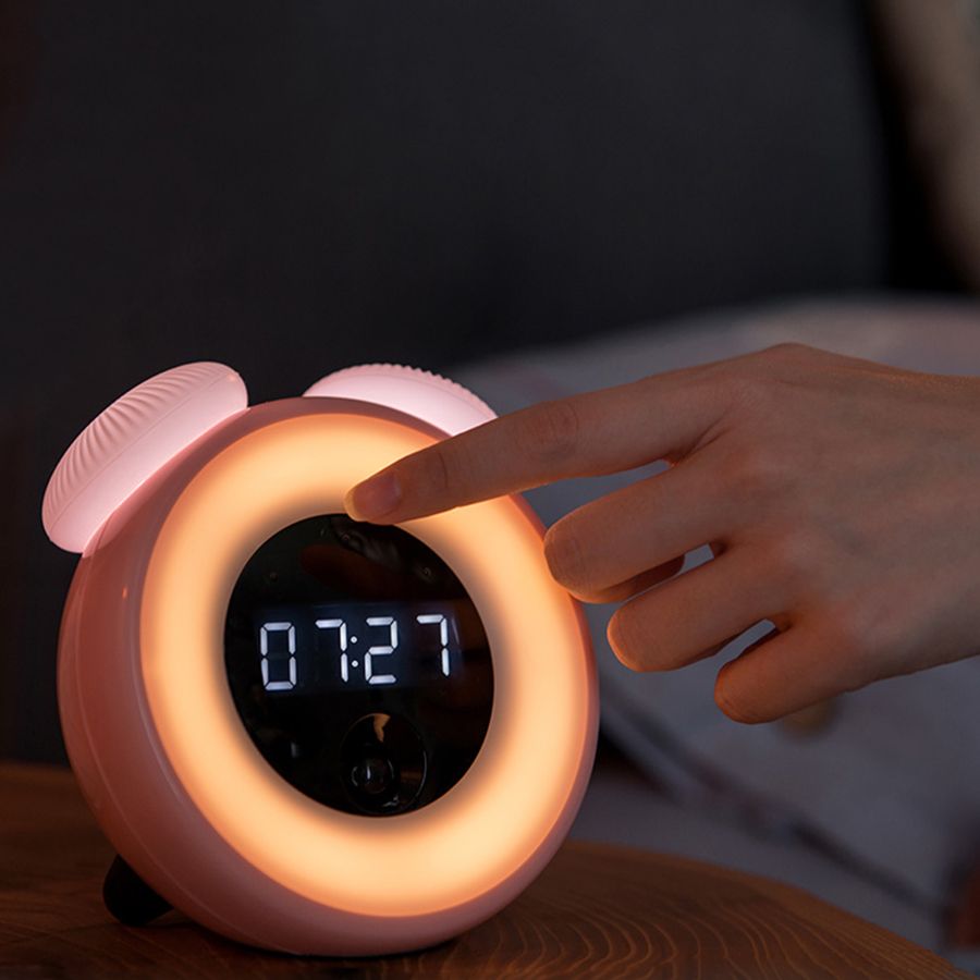 Changing Alarm Clock For Kids Led Reveil Table Watch Multi Function