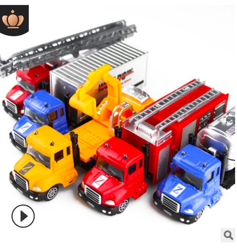 children's toy car red and yellow