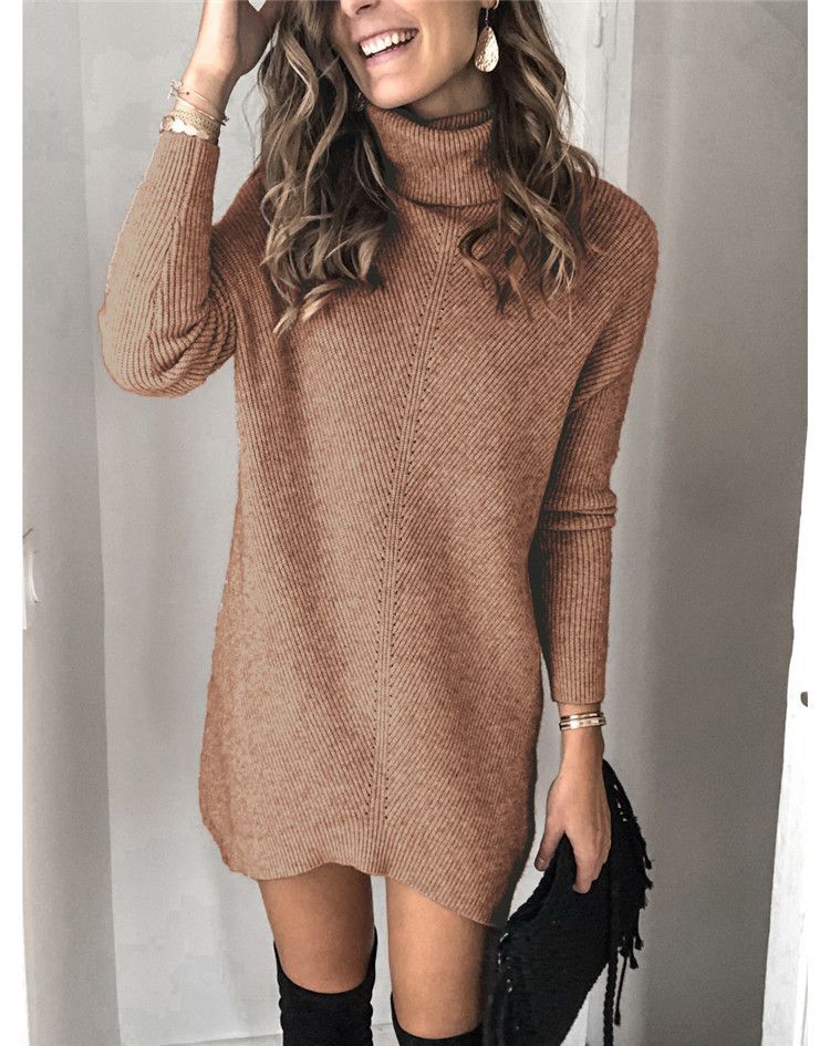 thick knit sweater dress