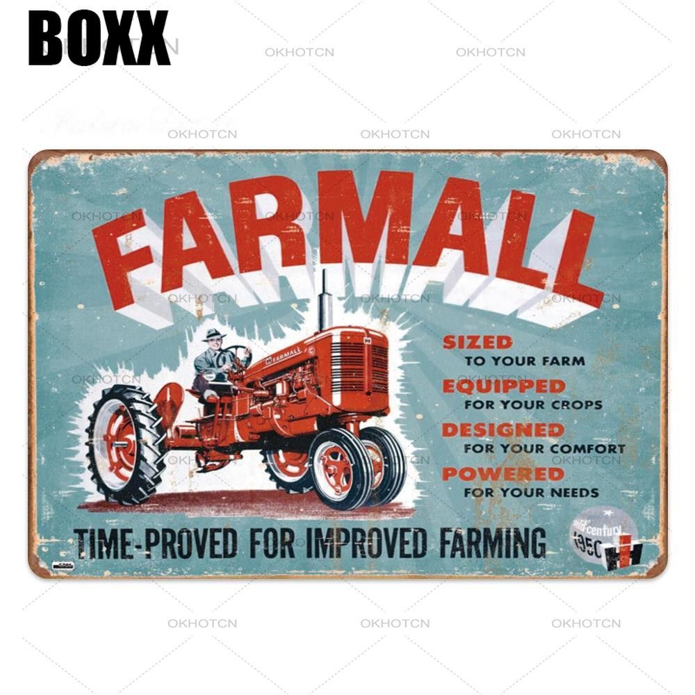 man shed, gift Chamberlain Tractor Vintage Advertisment Retro Metal Sign man shed, gift Chamberlain Tractor Vintage Advertisment Retro Metal Sign