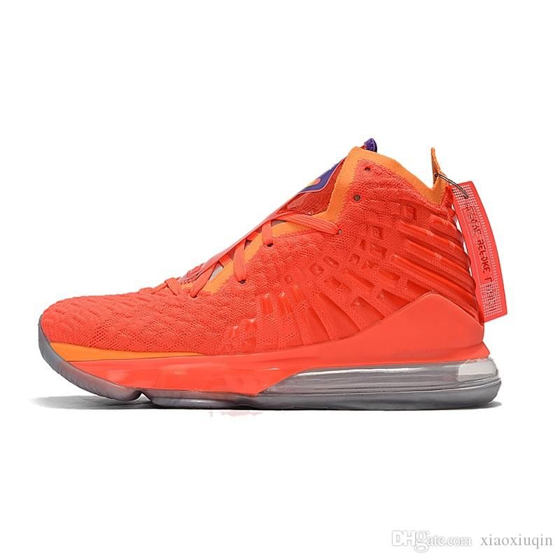 neon orange lebrons