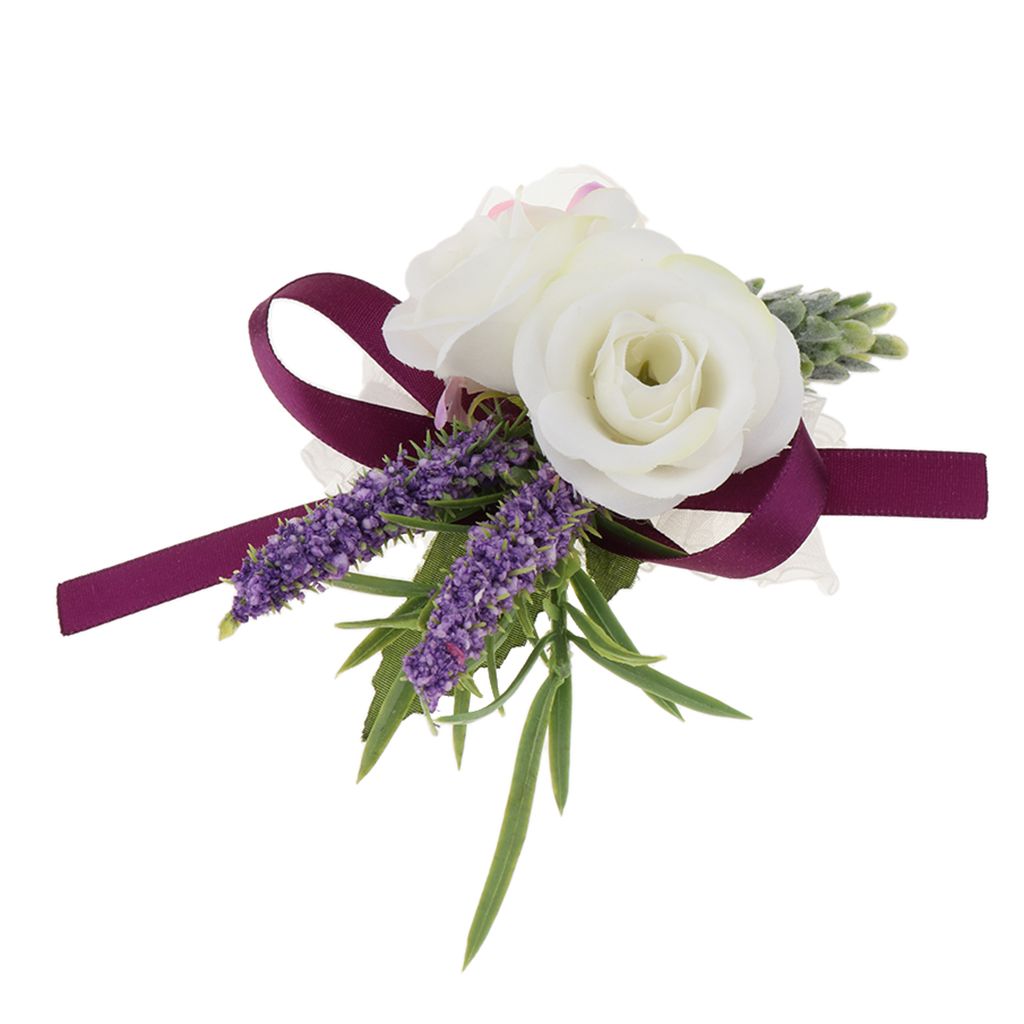 flower wrist band for prom