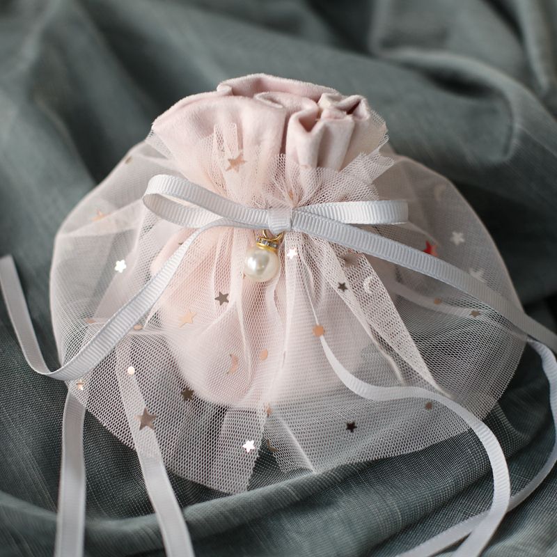 Velvet Cloth Gift Bags With Hand Wedding Gift Box Packaging Baby Shower