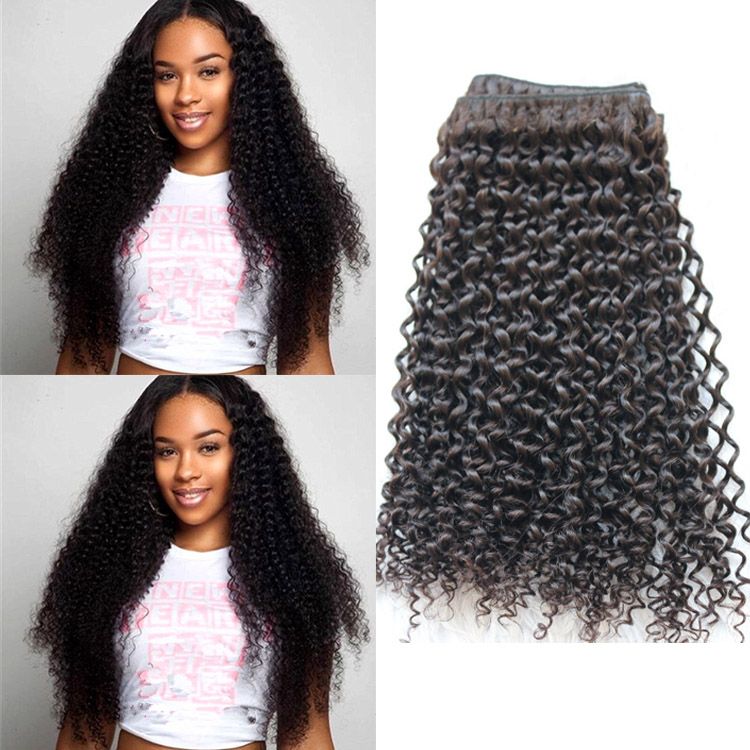 Glamorous Brazilian Kinky Curly Hair Weave Factory Wholesale 8 To