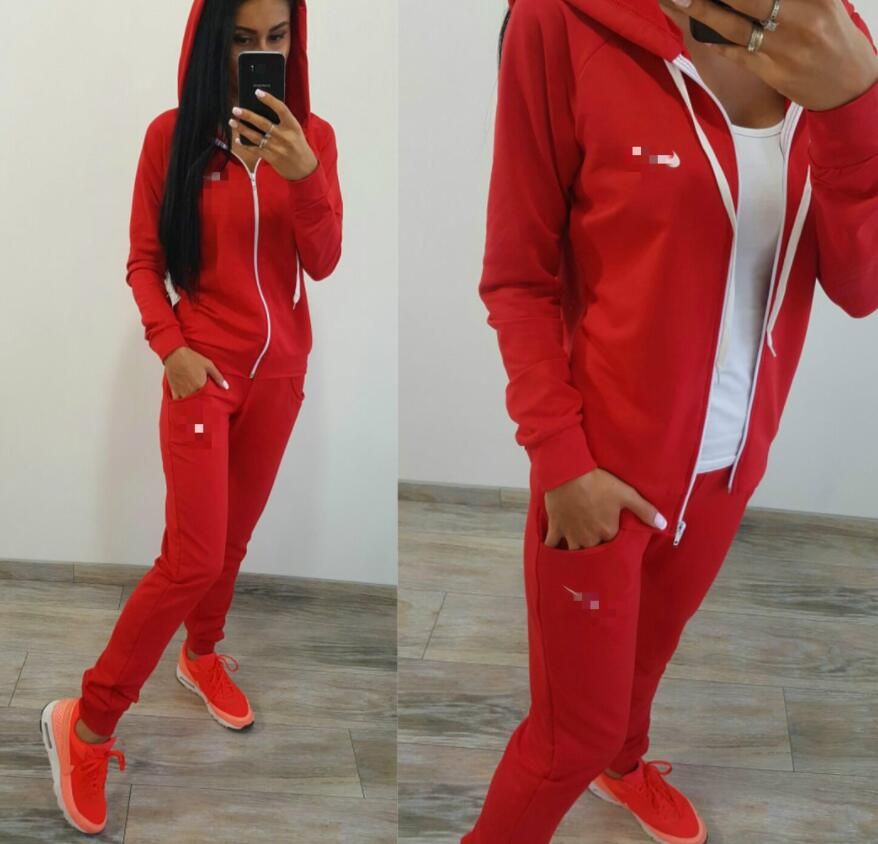 Conjuntos Dos Piezas 2 XXL NIKE Mujer Trajes De Chándal Para Mujer Talla Grande Jogging Sport Suit Soft Chándal De Larga Ropa Deportiva De 18,06 € | DHgate