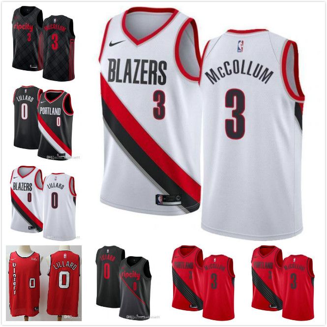 portland trail blazers red jersey