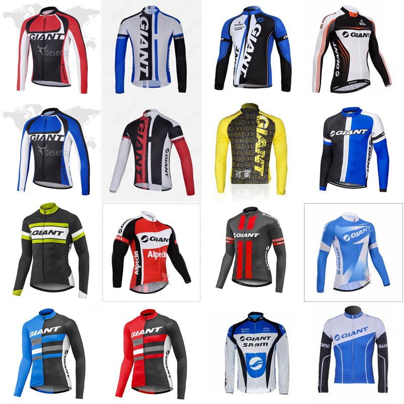 giant long sleeve cycling jersey