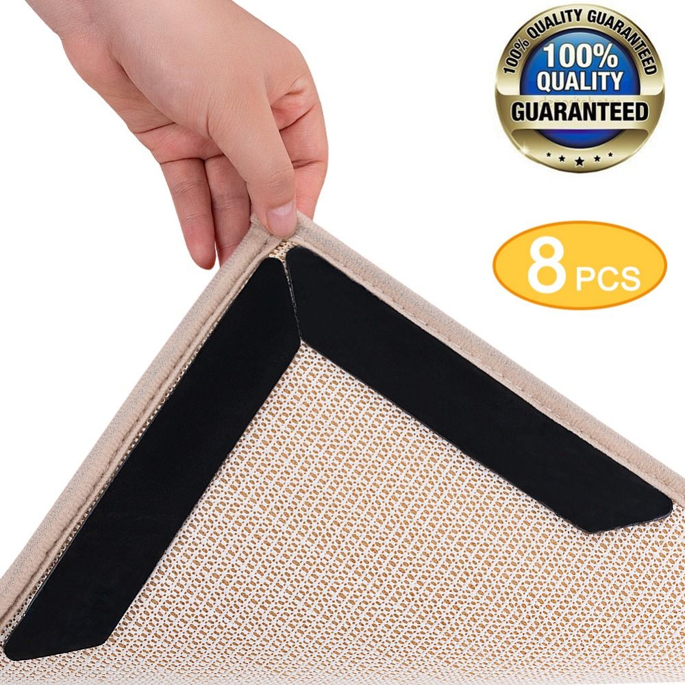 8pcs Teppich Matte Greifer Anti Rutsch Griff Ecken Anti Skid $