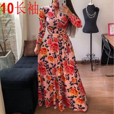 long frock floral designs